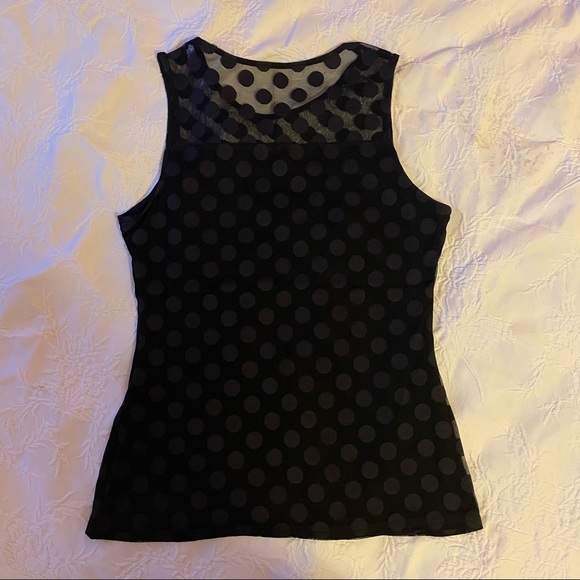 Market & Spruce polka dot top - Picture 1 of 4